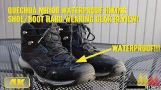 Quechua MH100 Waterproof Hiking Shoe/Boot Hard Wearing Gear Review!