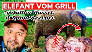 Elefant ! gefüllter Rüssel vom Smoker --- Klaus grillt