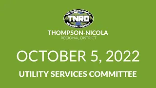 October 5, 2022 - Utility Services Committee
