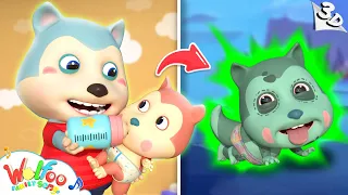 Help Me! Baby Jenny Becomes a ZOMBIE 😹 Funny Kids Songs & Nursery Rhymes @WolfooFamilySong