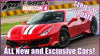 Forza Horizon 4 All New and Returning Exclusives, Series 16 Update