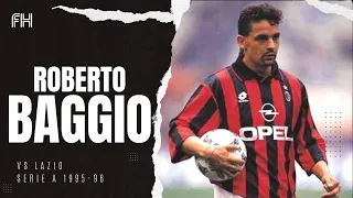Roberto Baggio ● Skills ● Lazio 0-1 AC Milan ● Serie A 1995-96