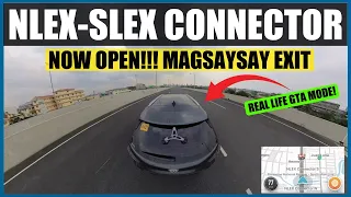 NOW OPEN! NLEX- SLEX CONNECTOR MAGSAYSAY EXIT | FULL DRIVING TOUR