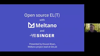 Open source EL(T) with Meltano and Singer with Douwe Maan - Data Nerd Herd (10/16/2020)