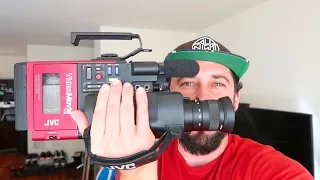 JVC GR-C1U VHS Camera Review (The Back to the Future camera)