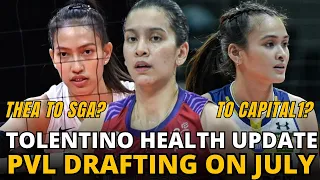 PVL Draft TULOY NA! Gagate to SGA! Bella HINDI TULOY sa CHERY! Kat Tolentino HEALTH UPDATE!