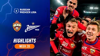 Highlights CSKA vs Zenit (1-0) | RPL 2022/23