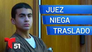 Juez niega traslado de Derek Rosa a centro de detención juvenil tras asesinato de madre