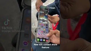 New way to share contacts with iOS 17!