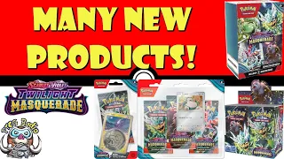 Many New Products Officially Revealed! BIG Twilight Masquerade Update! (Pokémon TCG News)