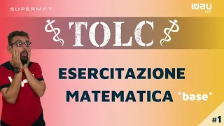 Simulazione TOLC MEDicina Cisia: Quiz MATEMATICA base - WAU Test #1