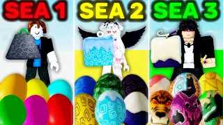 20 Easter Fruits in ALL 3 SEAS EACH = Better Luck in Higher Seas? Blox Fruits