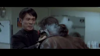 Kiss of the Dragon - Laundry Fight Scene / Lobby Shootout (1080p)