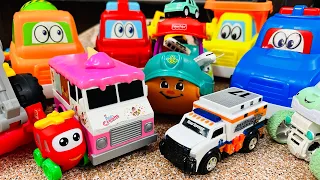 Cars for kids, monster truck, Police car, Helicopter, plane, Dump truck, excavator, toys for kids