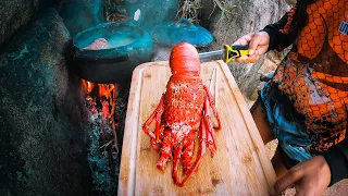 COMENDO LAGOSTA NO MAR - Família completa "Os Cinco Chefes"