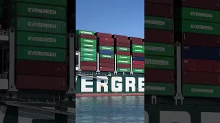 IN-DEPTH Cinematic Shot of Container Ship