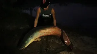 HUNTING MONSTER FISH AT NIGHT!