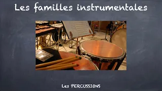 Capsule pédagogique : la famille des percussions