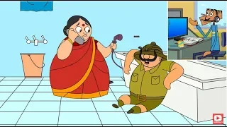 Suppandi & Shambu Together | Suppandi Call Centre Confusion | Cartoon Stories - Funny Cartoons