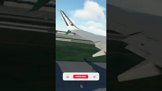 MSFS 2020 ✈ 737-800 Gatwick Wing View Takeoff