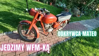 Jeździmy WFM-ką /Postrach Wsi #wfm #prl #125cc #motorower #motocykl #motocykle #komuna #hobby