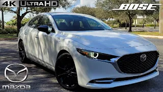 2022 Mazda3 Sedan Turbo AWD - POV Test Drive 4K 60FPS (Binaural Audio) Bose Sound System