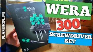 Unboxing WERA 300 screwdrivers.