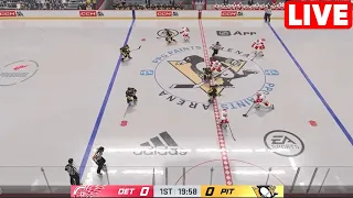 NHL LIVE - Pittsburgh Penguins vs Detroit Red Wings - 4th Oct 2023 | NHL Full Game Highlights NHL 24