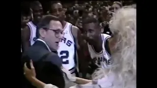 Larry Brown Gets a Visit from Morganna the Kissing Bandit