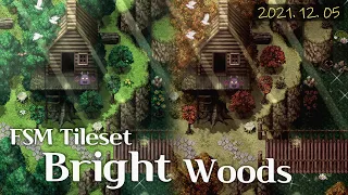 [RPG Maker MV]  FSM Tileset - Bright/Autumn Woods Speed Mapping