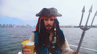 JACK SPARROW'd sails on a Yacht!