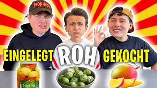 ROH GEKOCHT oder EINGELEGT mit CrispyRob & Smiley