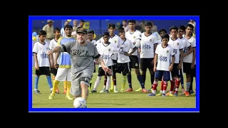 Diego maradona dodges sourav ganguly’s charity football match, has fun with children