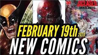 NEW COMIC BOOKS RELEASING FEBRUARY 19th 2020 MARVEL & DC COMICS PREVIEW COMING OUT THIS WEEKS PICKS