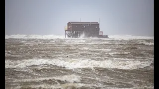 Orkan bringt schwere Sturmflut an der Nordsee / Flut +2,5 m in St. Peter-Ording / Doku 13.09.17