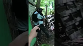 Using A Rubber Knife In An Airsoft Game! #shorts