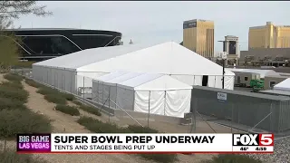 Super Bowl preparation underway as game is less than a month away