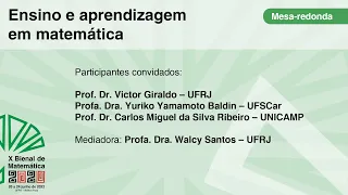 X Bienal da Sociedade Brasileira de Matemática - Mesa Redonda 4