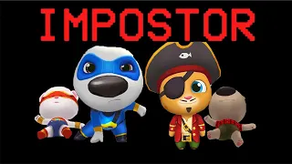 IMPOSTOR-🏴‍☠️Talking Tom Hero Dash & Talking Tom Gold Run~🚀🚀😆AMONG US FUNNY