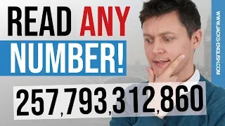 How to Read ANY Number in English!