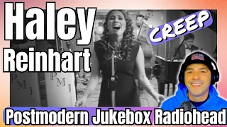 FIRST TIME REACTING TO | CREEP - Vintage Postmodern Jukebox Radiohead Cover ft. HALEY REINHART