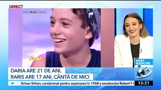 Copiii lui Cătălin Crișan, duet emoționant