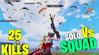 Solo Vs Squad BGMI Is Getting Very Hard In This Season - 25 Kills Last Zone - FarOFF BGMI