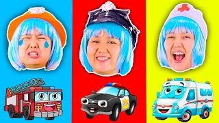 Baby PoliceGirl Don't Cry Song | Baby Baby Don't Cry | + MORE Lights Kids Song