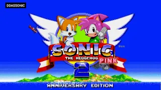 Sonic 2 Anniversary Edition - Pink Update - Amy & Tails (SHC2022) | ✪ Sonic Hack Longplay