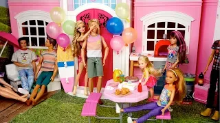 Barbie Doll Ken's Birthday Party Surprise with Friends! - Barbie  Family Adventures