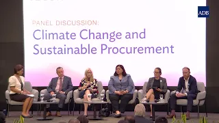 Video, Day 2, AM Session: Panel Discussion on Climate Change and Sustainable Procurement