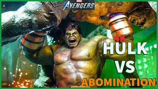 ⁴ᴷ⁶⁰MARVEL'S AVENGERS GAME: HULK VS ABOMINATION FIGHT 2020 || [HARD]