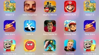 HelloNeighbor,Fortnite,ScaryTeacher3D,Hole.io,Subway,TomRun,RedBall4,HungryDragon,MightyMicro,Water2