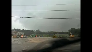 Columbia, Tennessee Tornado Dash Cam Video 5 8 24